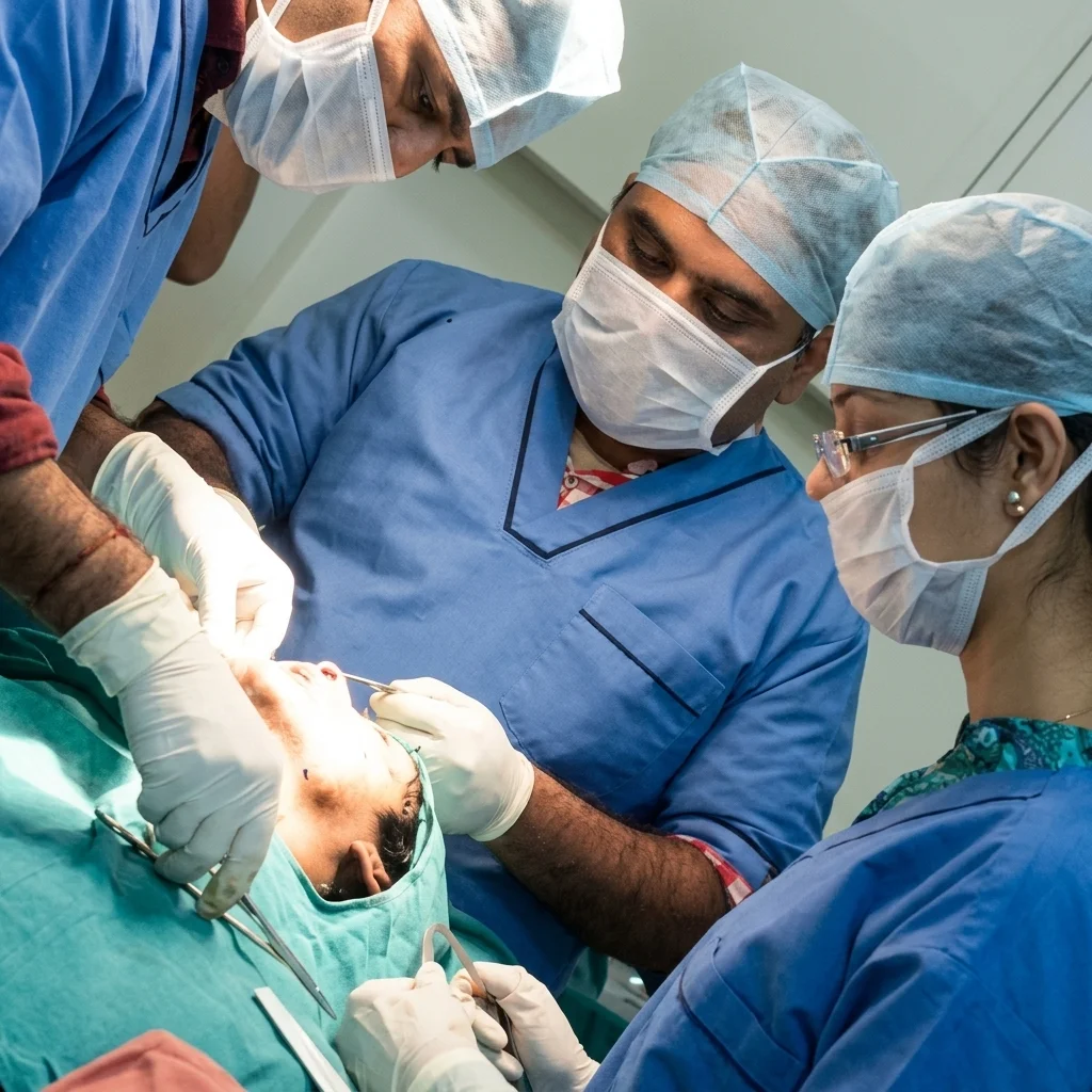 Dr. Rajesh Bindal Performing Treatment
